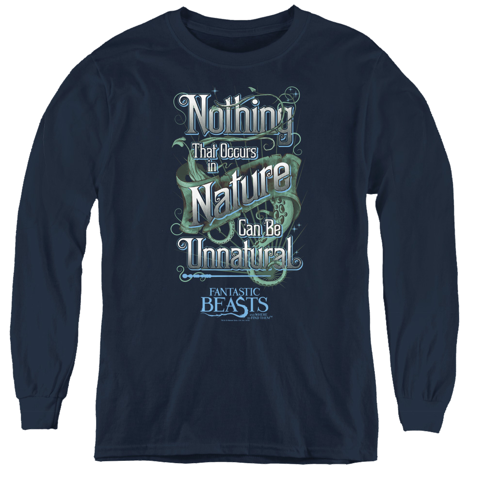 Fantastic Beasts And Where To Find Them Unnatural - Youth Long Sleeve T-Shirt Youth Long Sleeve T-Shirt Fantastic Beasts