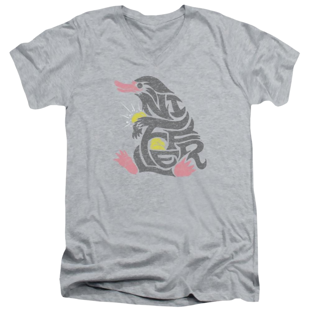 Fantastic Beasts Niffler - Men's V-Neck T-Shirt Men's V-Neck T-Shirt Fantastic Beasts