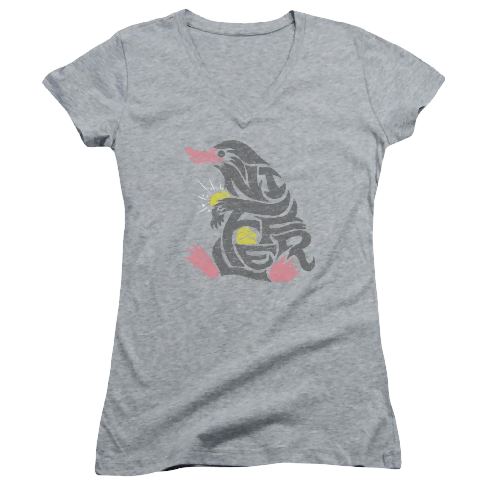 Fantastic Beasts Niffler - Juniors V-Neck T-Shirt Juniors V-Neck T-Shirt Fantastic Beasts