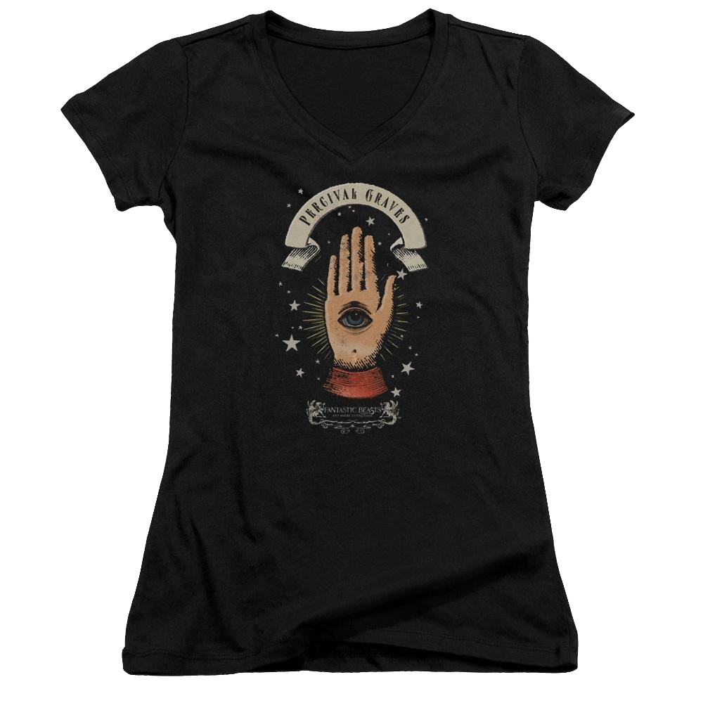 Fantastic Beasts Percival Graves - Juniors V-Neck T-Shirt Juniors V-Neck T-Shirt Fantastic Beasts