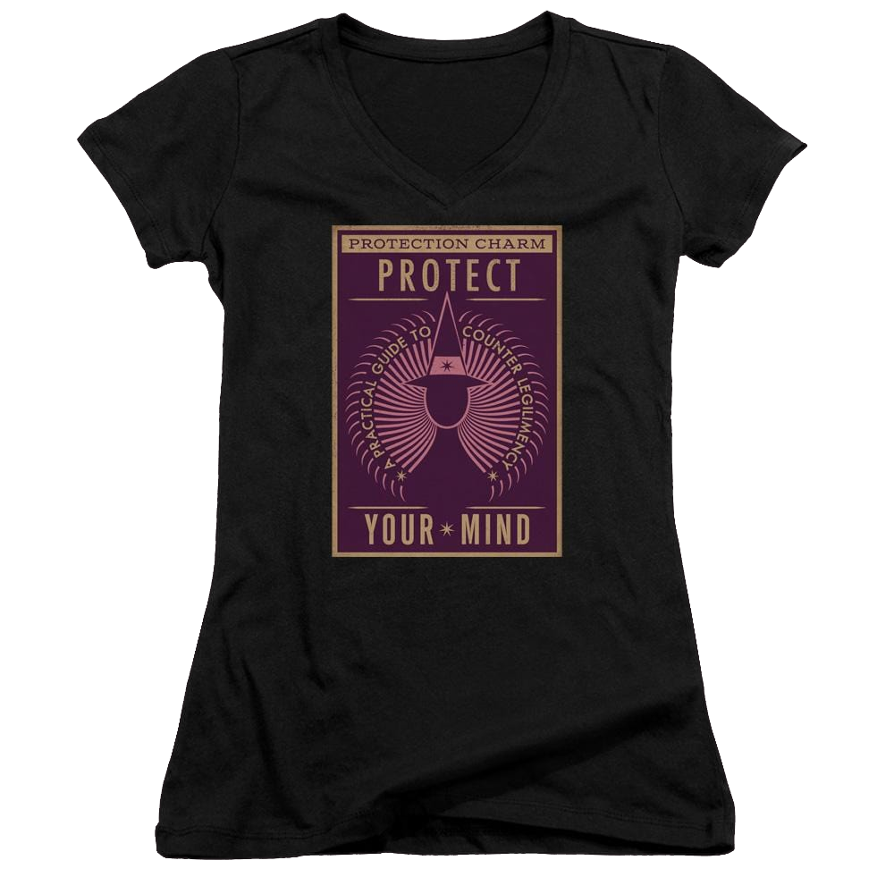 Fantastic Beasts Protect Your Mind - Juniors V-Neck T-Shirt Juniors V-Neck T-Shirt Fantastic Beasts