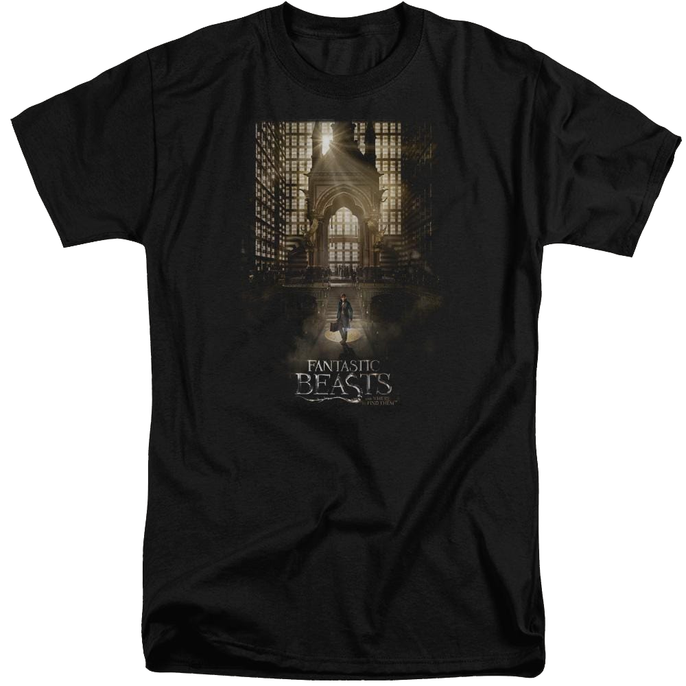 Fantastic Beasts Poster - Men's Tall Fit T-Shirt Men's Tall Fit T-Shirt Fantastic Beasts