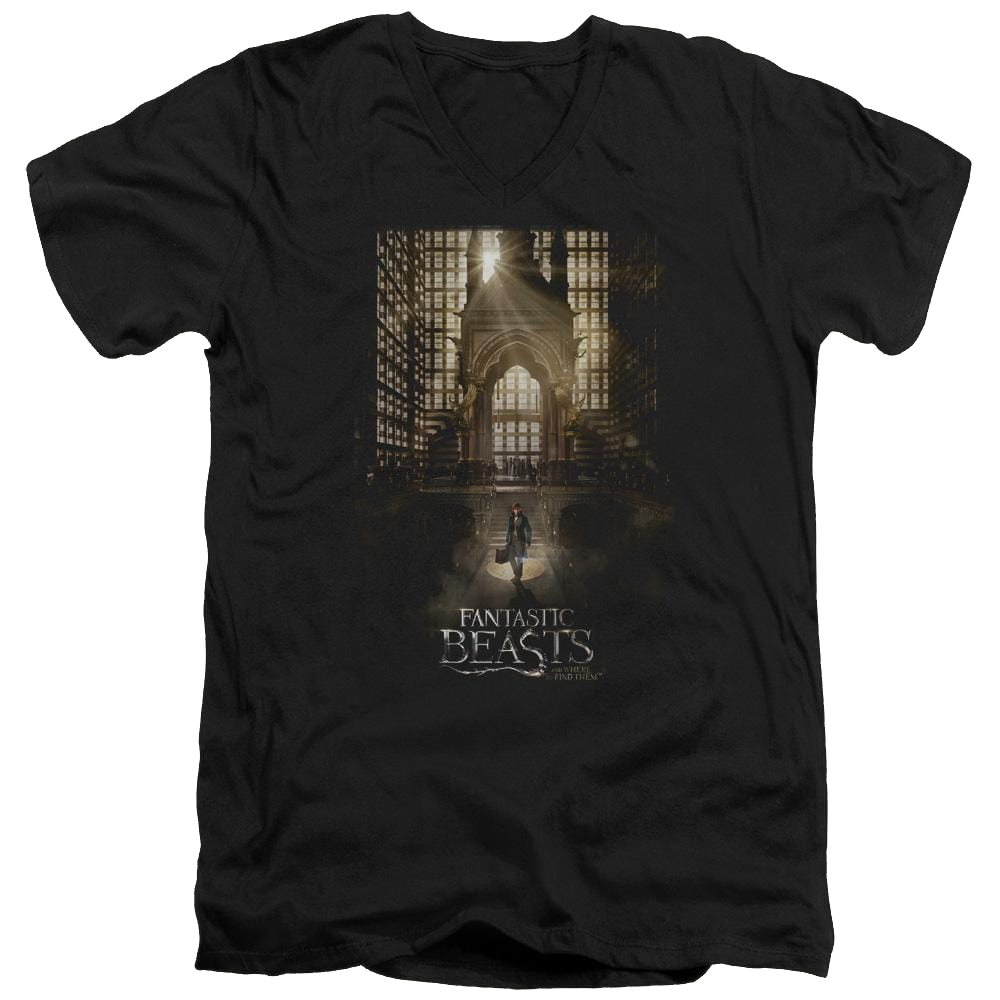 Fantastic Beasts Poster - Men's V-Neck T-Shirt Men's V-Neck T-Shirt Fantastic Beasts