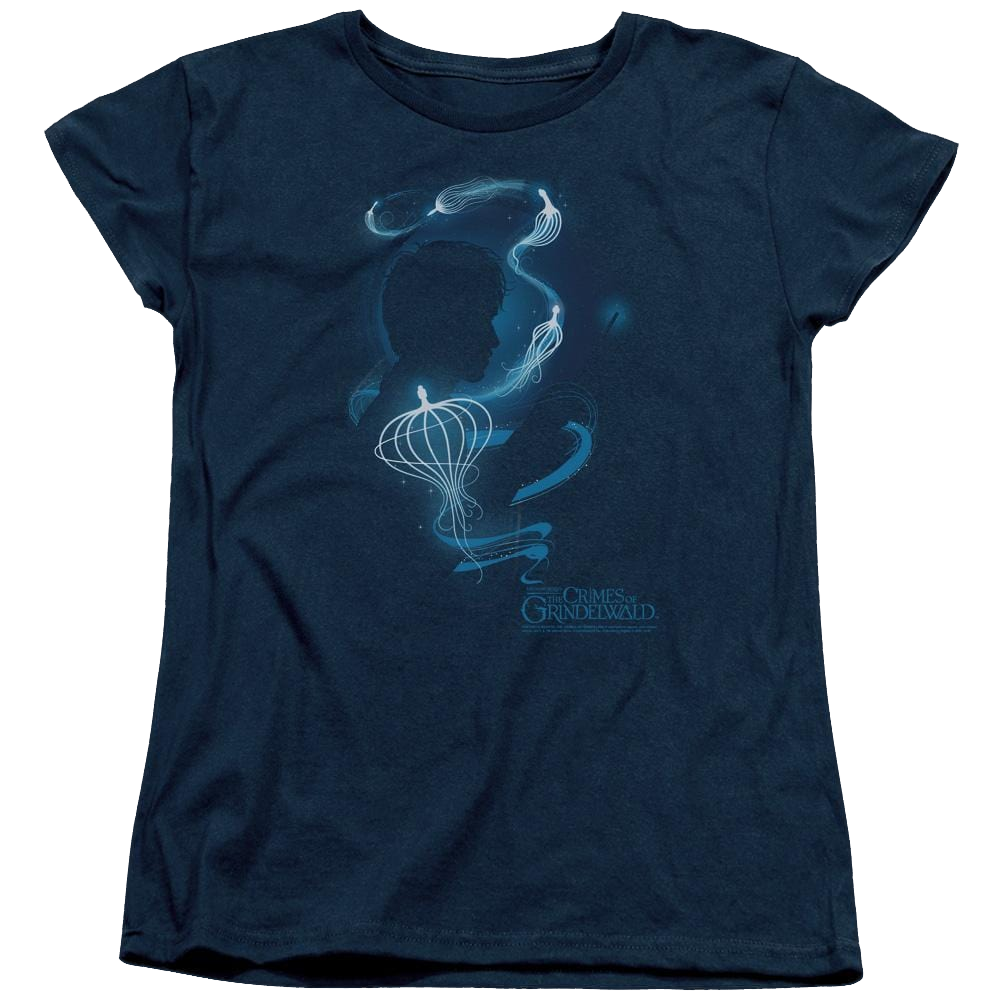 Fantastic Beasts And The Crimes Of Grindlewald Newt Silhouette - Women's T-Shirt Women's T-Shirt Fantastic Beasts