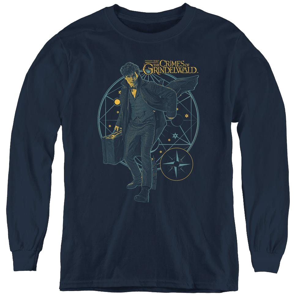 Fantastic Beasts And The Crimes Of Grindlewald Suitcase - Youth Long Sleeve T-Shirt Youth Long Sleeve T-Shirt Fantastic Beasts