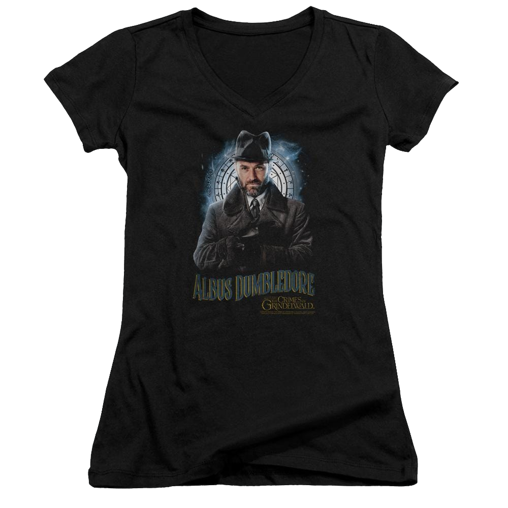 Fantastic Beasts And The Crimes Of Grindlewald Dumbledore - Juniors V-Neck T-Shirt Juniors V-Neck T-Shirt Fantastic Beasts
