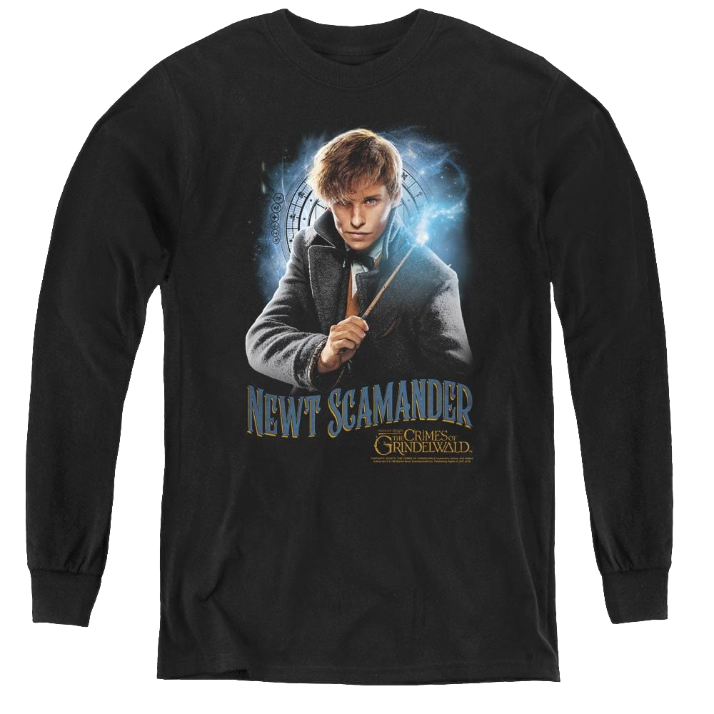 Fantastic Beasts And The Crimes Of Grindlewald Scamander Monogram - Youth Long Sleeve T-Shirt Youth Long Sleeve T-Shirt Fantastic Beasts