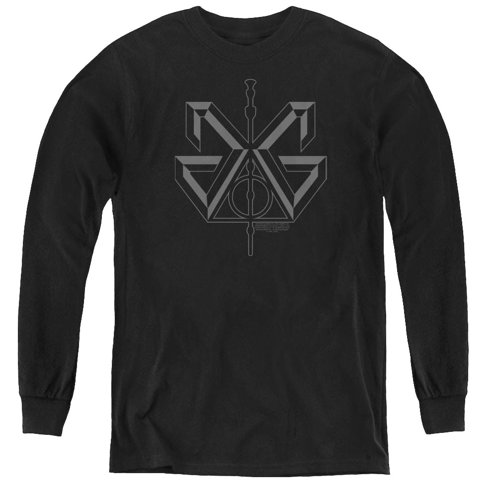 Fantastic Beasts And The Crimes Of Grindlewald Grindelwald Sigil - Youth Long Sleeve T-Shirt Youth Long Sleeve T-Shirt Fantastic Beasts
