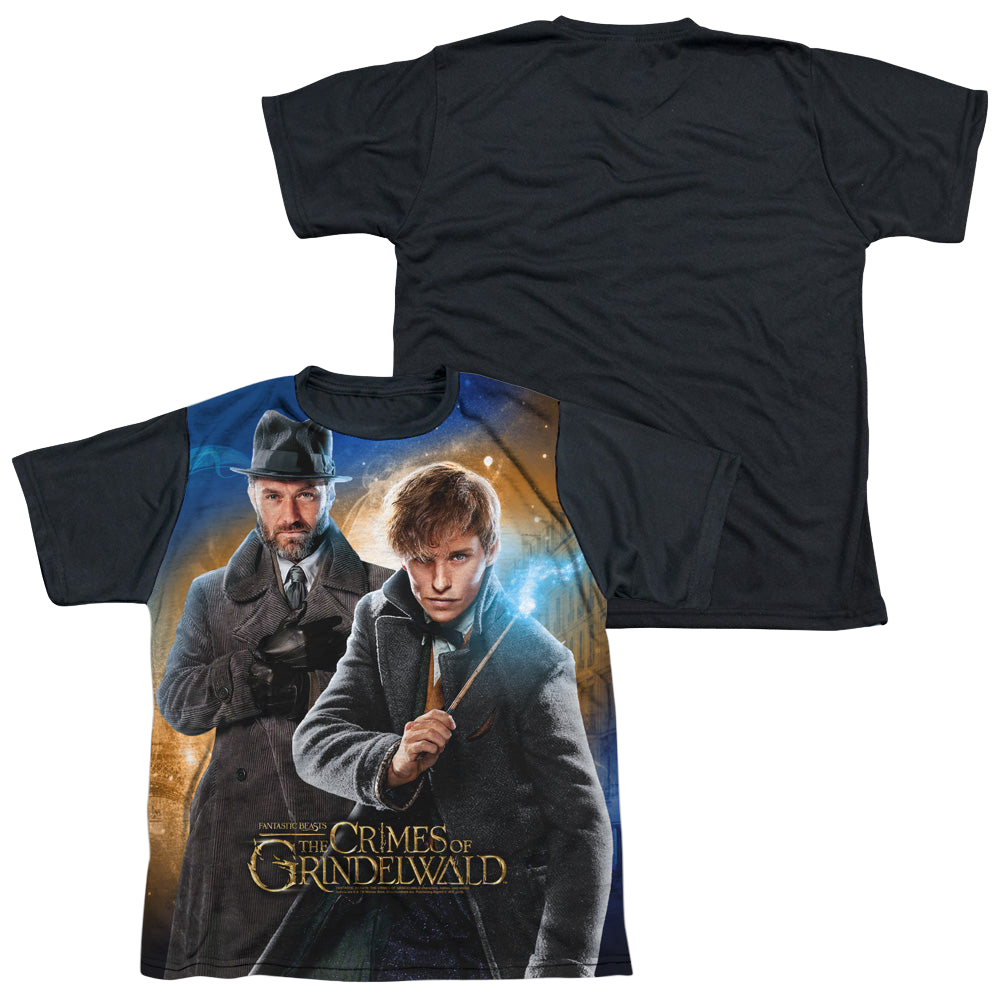 Fantastic Beasts and the Crimes of Grindlewald Team Up - Youth Black Back T-Shirt Youth Black Back T-Shirt (Ages 8-12) Fantastic Beasts