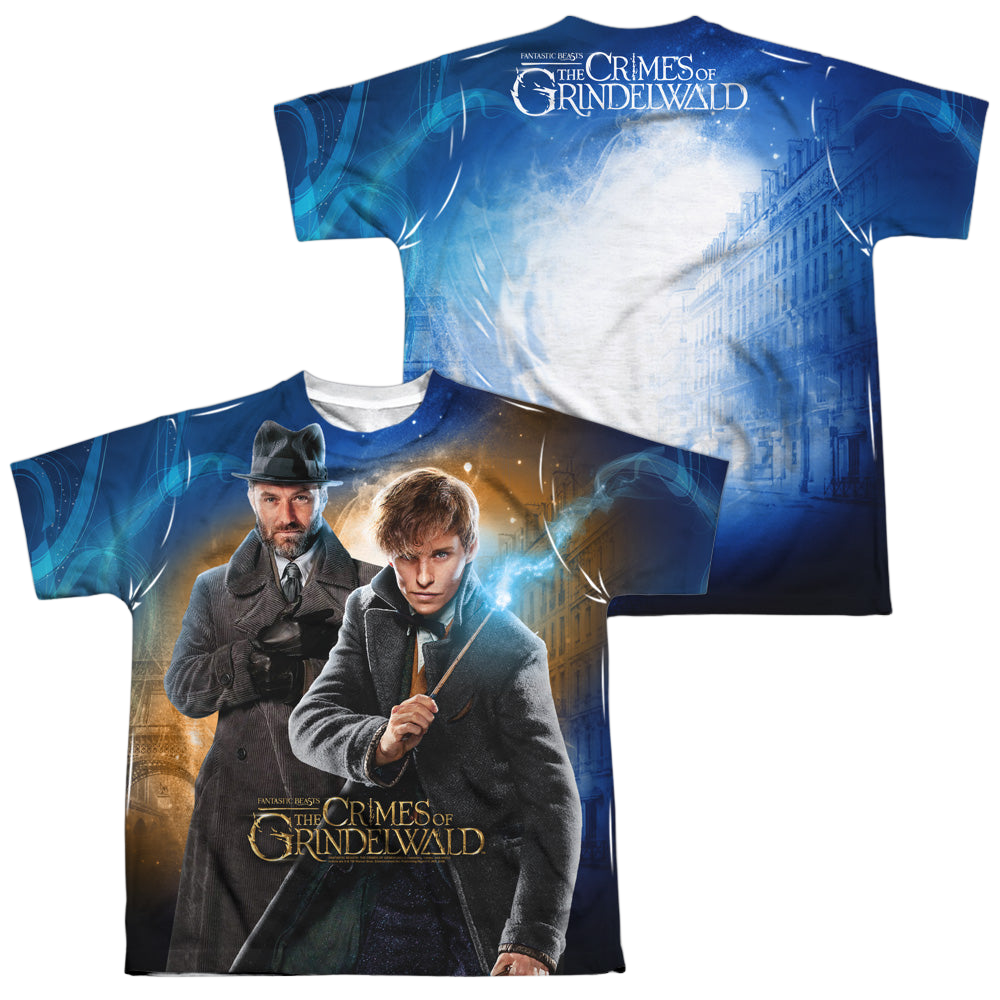 Fantastic Beasts and the Crimes of Grindlewald Team Up - Youth All-Over Print Youth All-Over Print T-Shirt (Ages 8-12) Fantastic Beasts