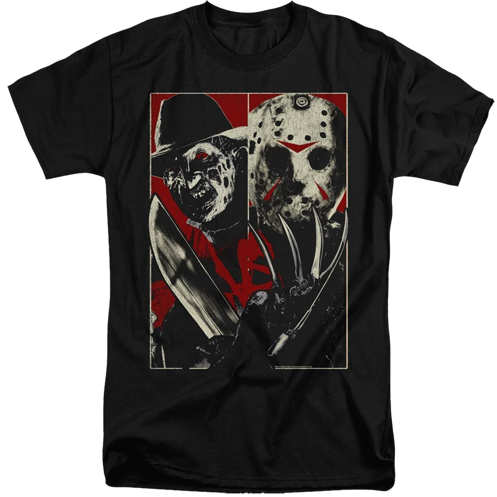 Freddy Vs Jason Vs - Men's Tall Fit T-Shirt Men's Tall Fit T-Shirt Freddy vs Jason