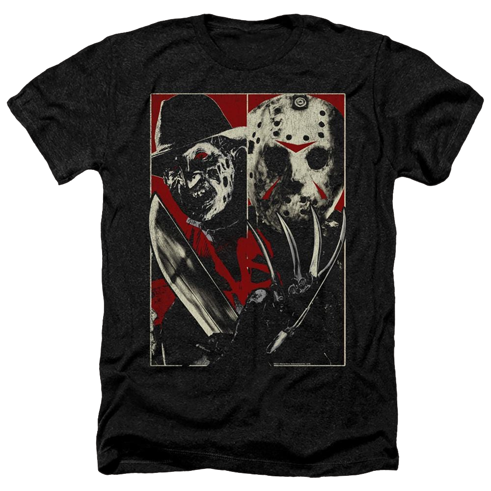 Freddy Vs Jason Vs - Men's Heather T-Shirt Men's Heather T-Shirt Freddy vs Jason