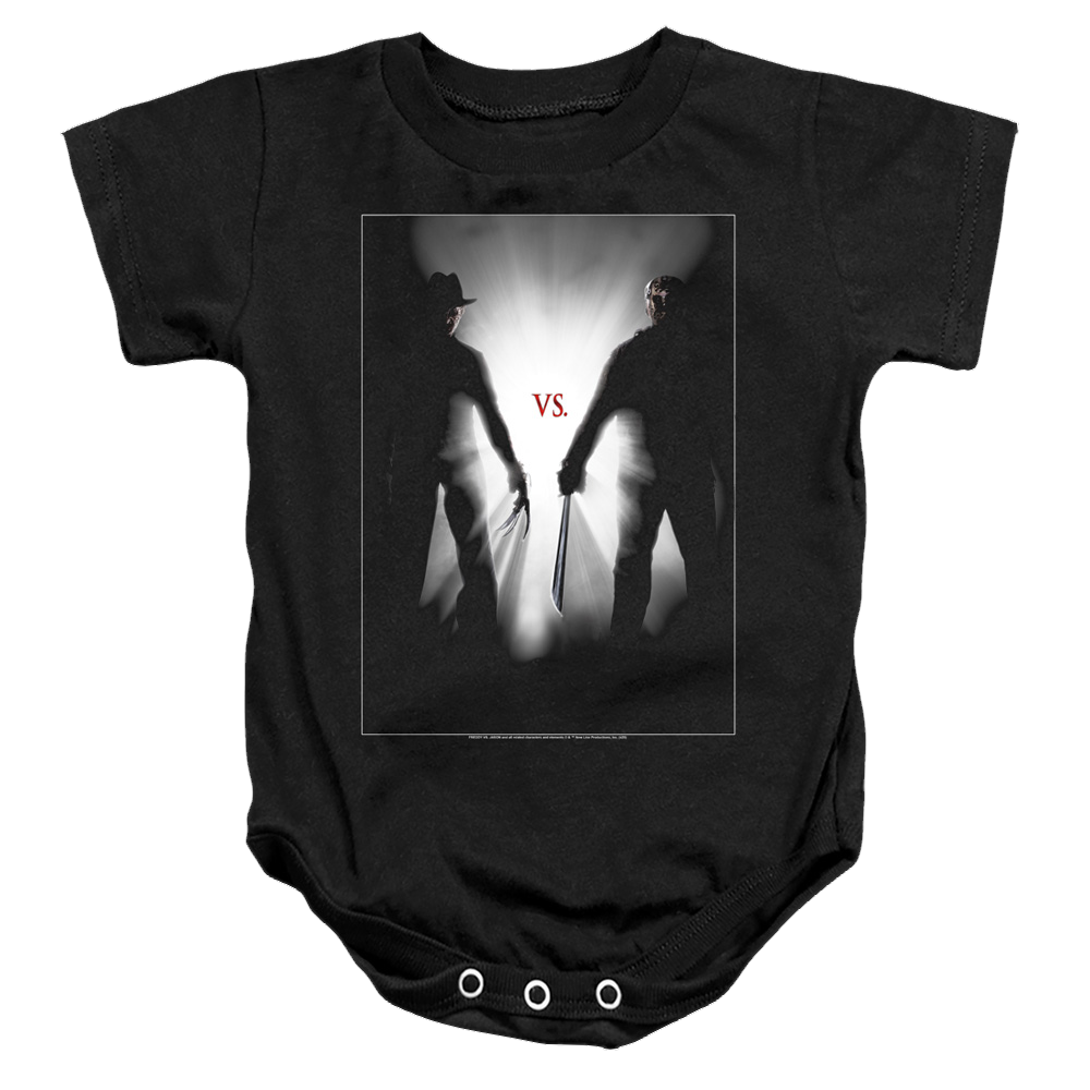 Freddy vs Jason Silhouettes - Baby Bodysuit Baby Bodysuit Freddy vs Jason