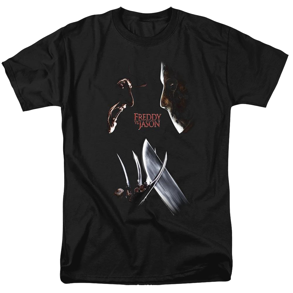 Freddy Vs Jason Face Off - Men's Regular Fit T-Shirt Men's Regular Fit T-Shirt Freddy vs Jason