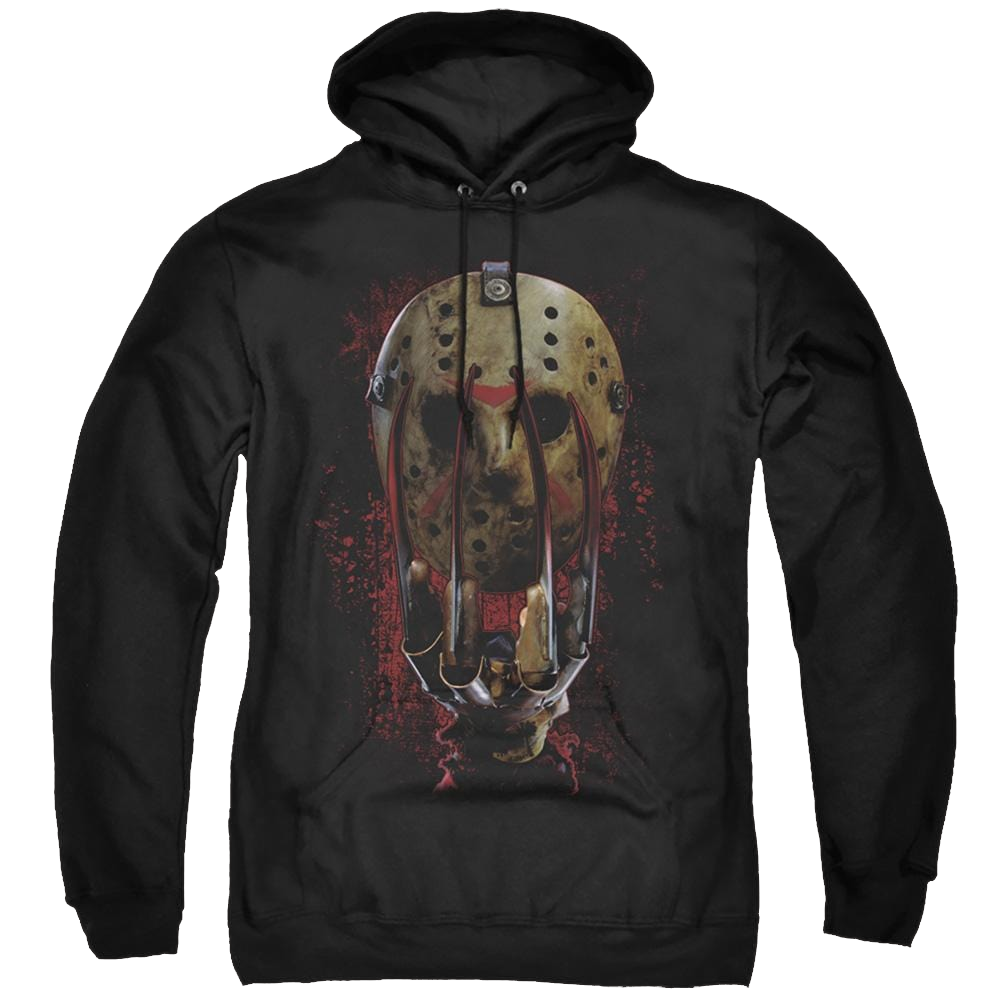 Freddy Vs Jason Mask And Claws - Pullover Hoodie Pullover Hoodie Freddy vs Jason