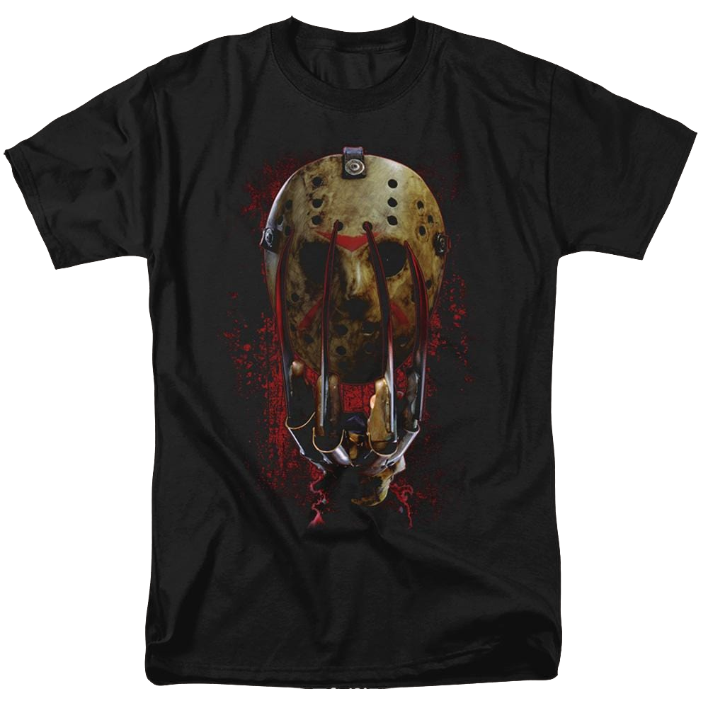 Freddy Vs Jason Mask And Claws - Men's Regular Fit T-Shirt Men's Regular Fit T-Shirt Freddy vs Jason
