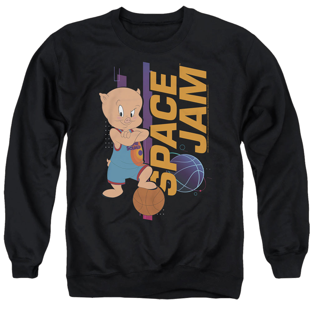 Space Jam - A New Legacy Porky Standing - Men's Crewneck Sweatshirt Men's Crewneck Sweatshirt Space Jam - A New Legacy