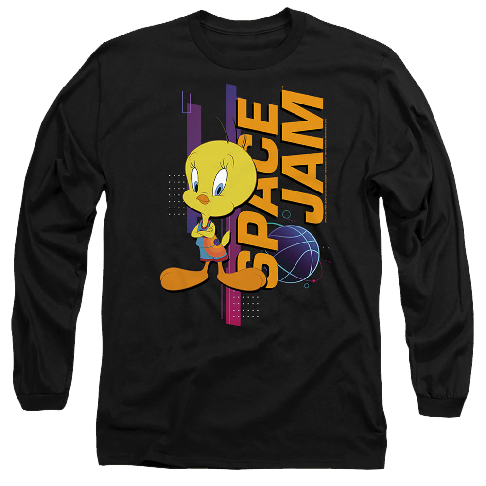 Space Jam - A New Legacy Tweety Standing - Men's Long Sleeve T-Shirt Men's Long Sleeve T-Shirt Space Jam - A New Legacy