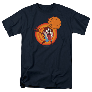 Navy men's regular fit t-shirt with Space Jam - A New Legacy Taz Slam graphic