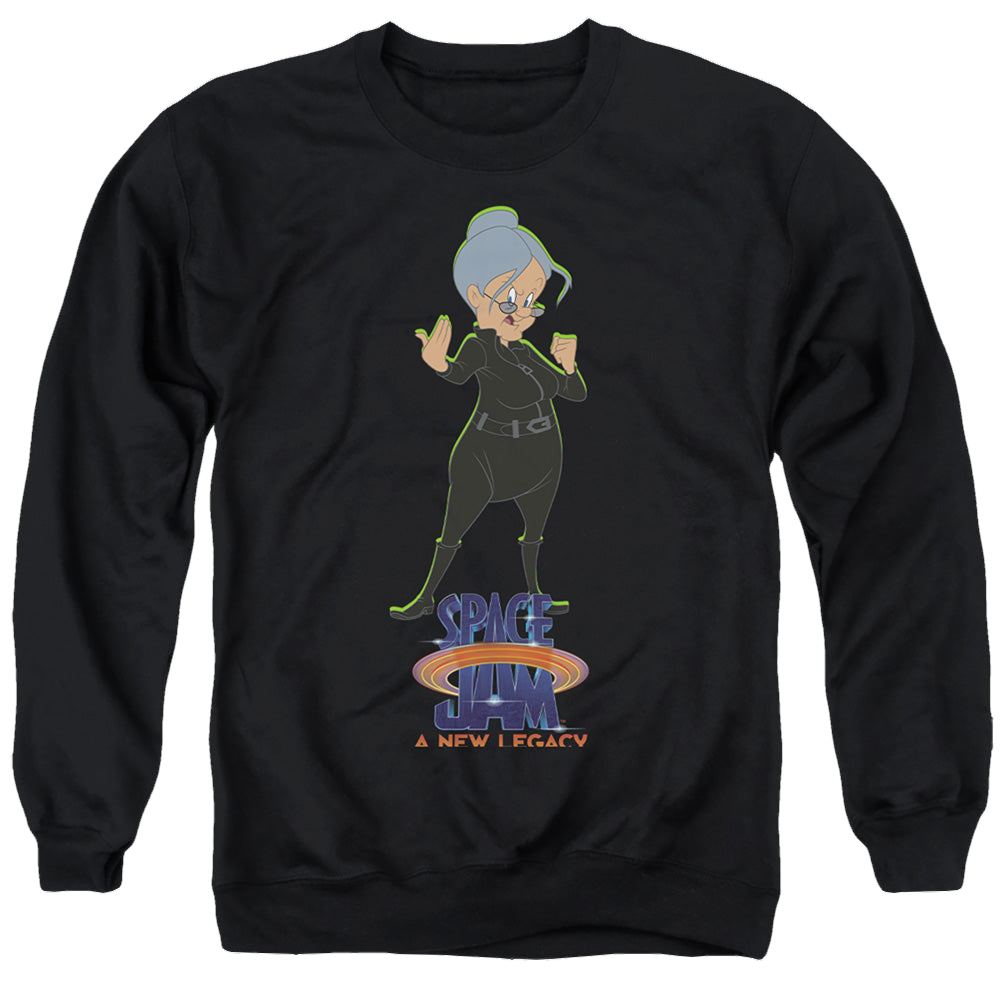 Space Jam - A New Legacy Granny Matrix - Men's Crewneck Sweatshirt Men's Crewneck Sweatshirt Space Jam - A New Legacy