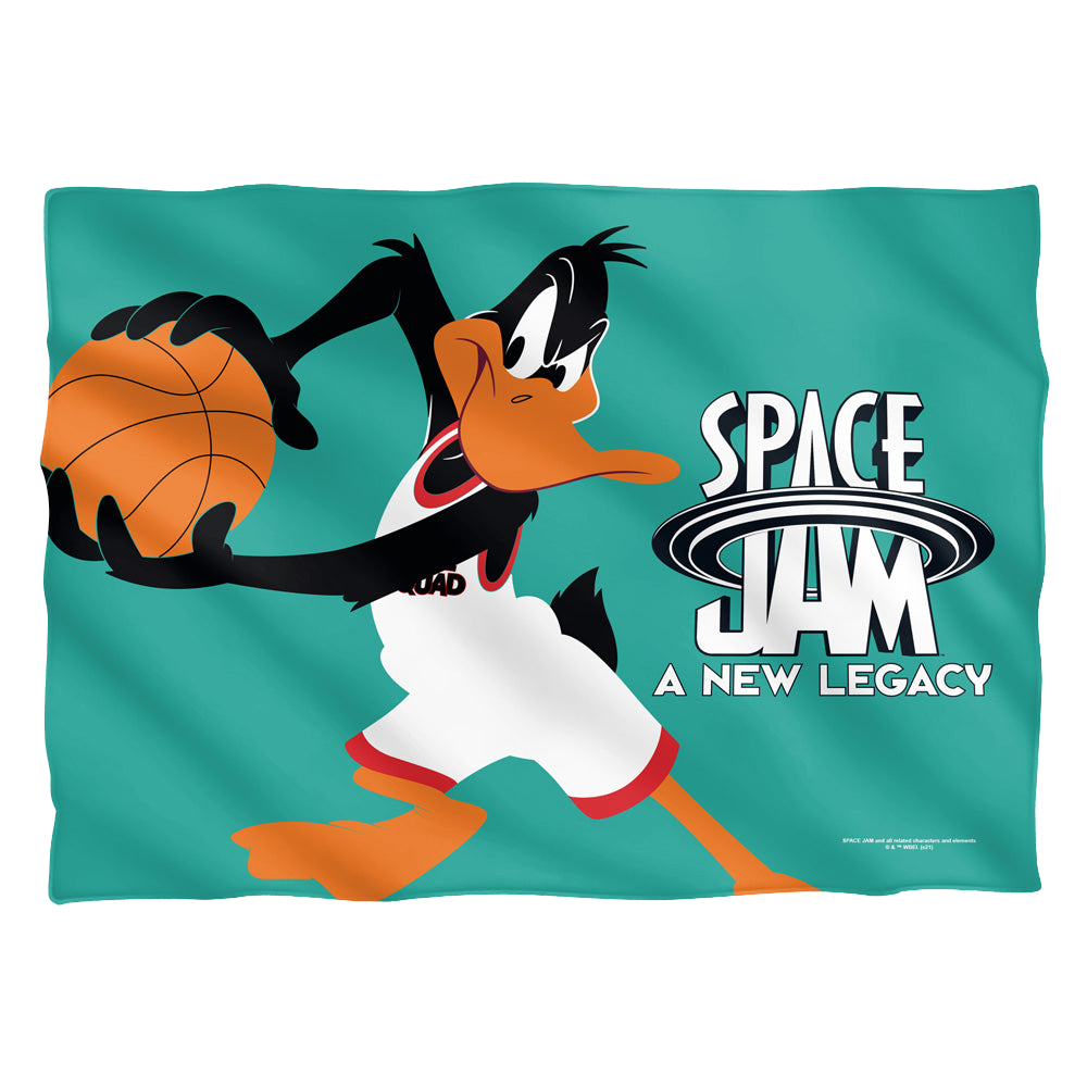 Space Jam - A New Legacy Daffy Mono Color - Pillow Case Pillow Cases Space Jam - A New Legacy