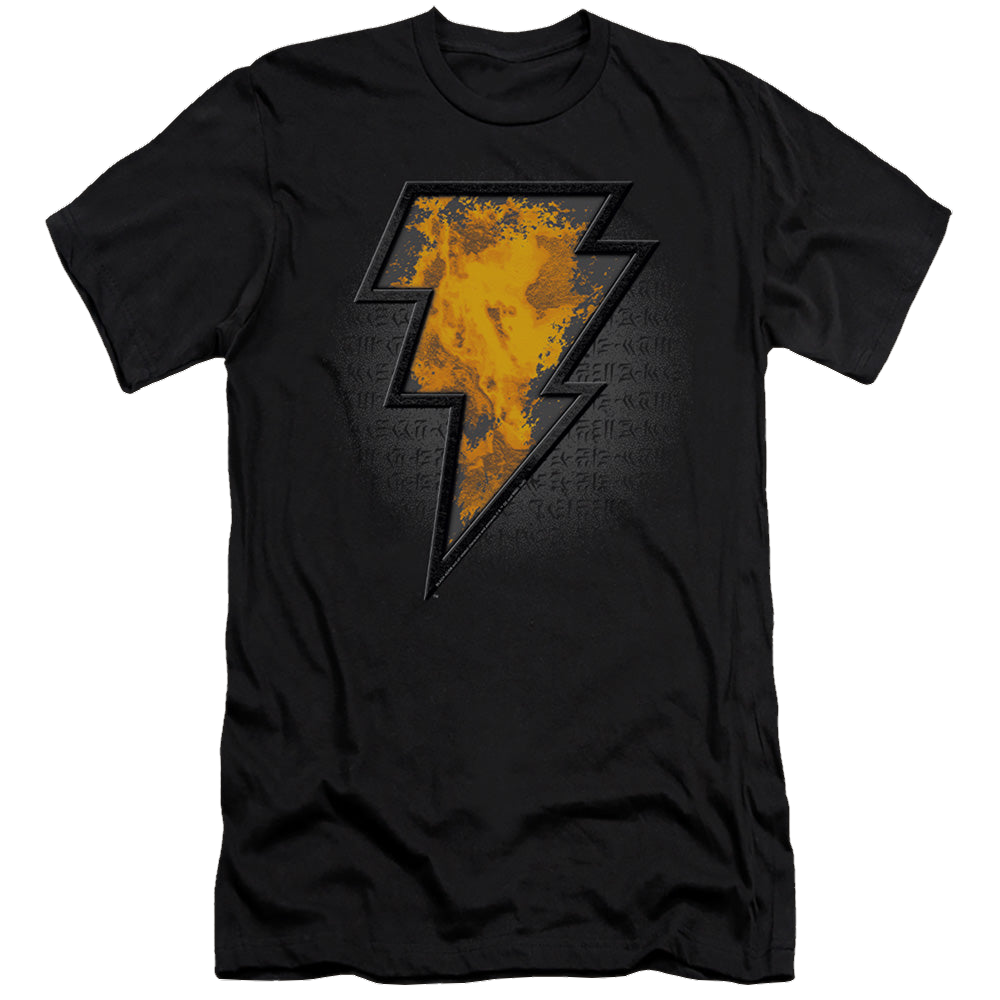 Black Adam Black Adam Beveled Emblem - Men's Premium Slim Fit T-Shirt Men's Premium Slim Fit T-Shirt Black Adam