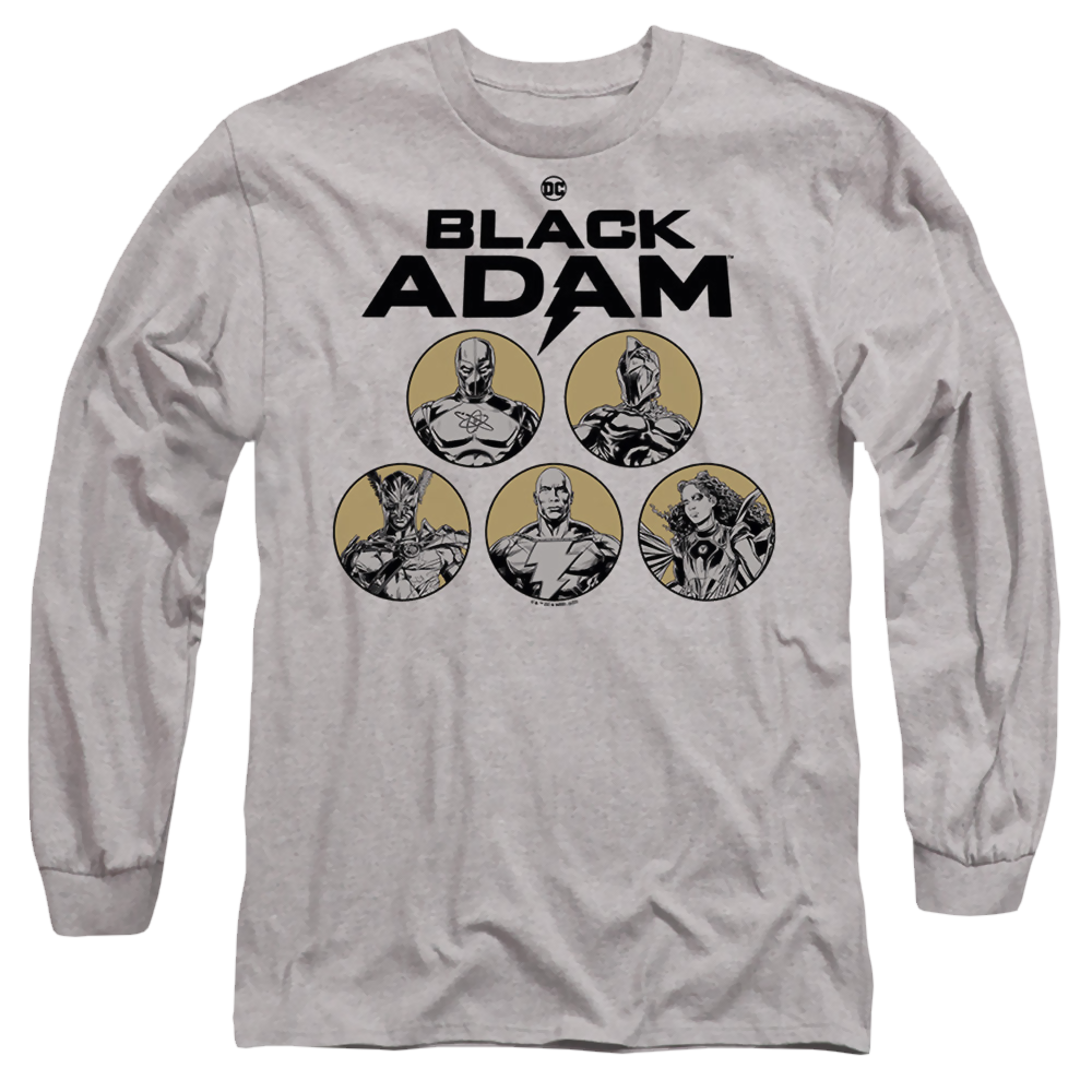 Black Adam Black Adam Contrast Group - Men's Long Sleeve T-Shirt Men's Long Sleeve T-Shirt Black Adam