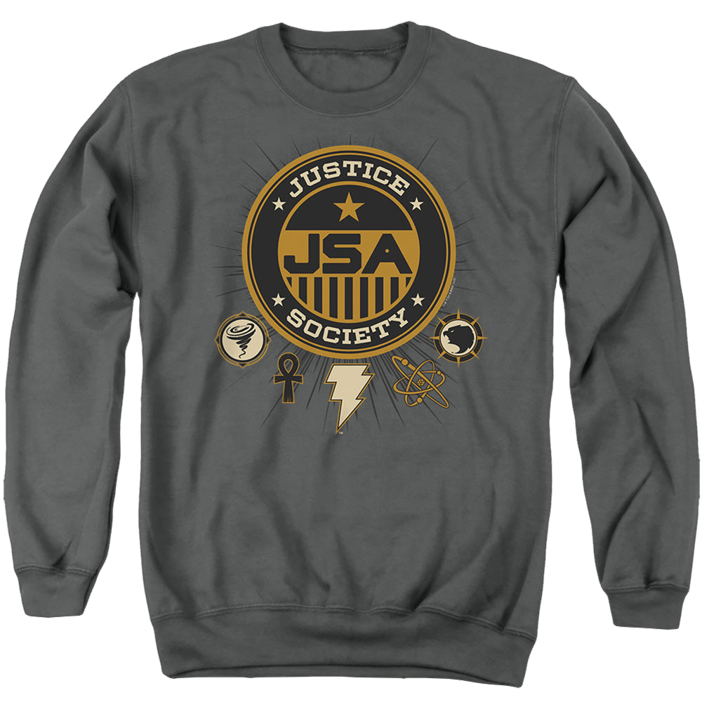 Black Adam Black Adam Justice Society - Men's Crewneck Sweatshirt Men's Crewneck Sweatshirt Black Adam