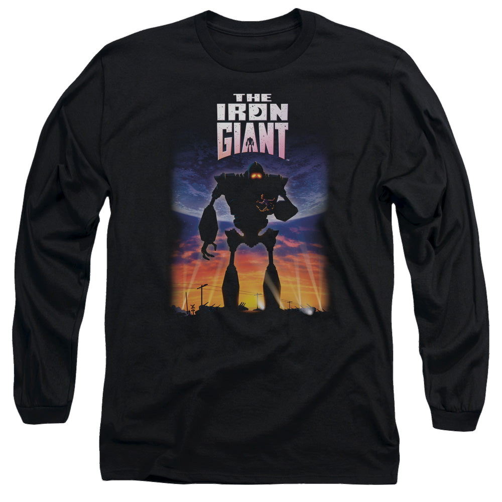 Iron Giant, The Poster - Men's Long Sleeve T-Shirt Men's Long Sleeve T-Shirt The Iron Giant