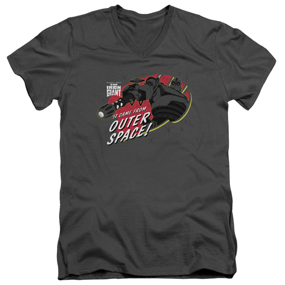 Iron Giant, The Outer Space - Men's V-Neck T-Shirt Men's V-Neck T-Shirt The Iron Giant