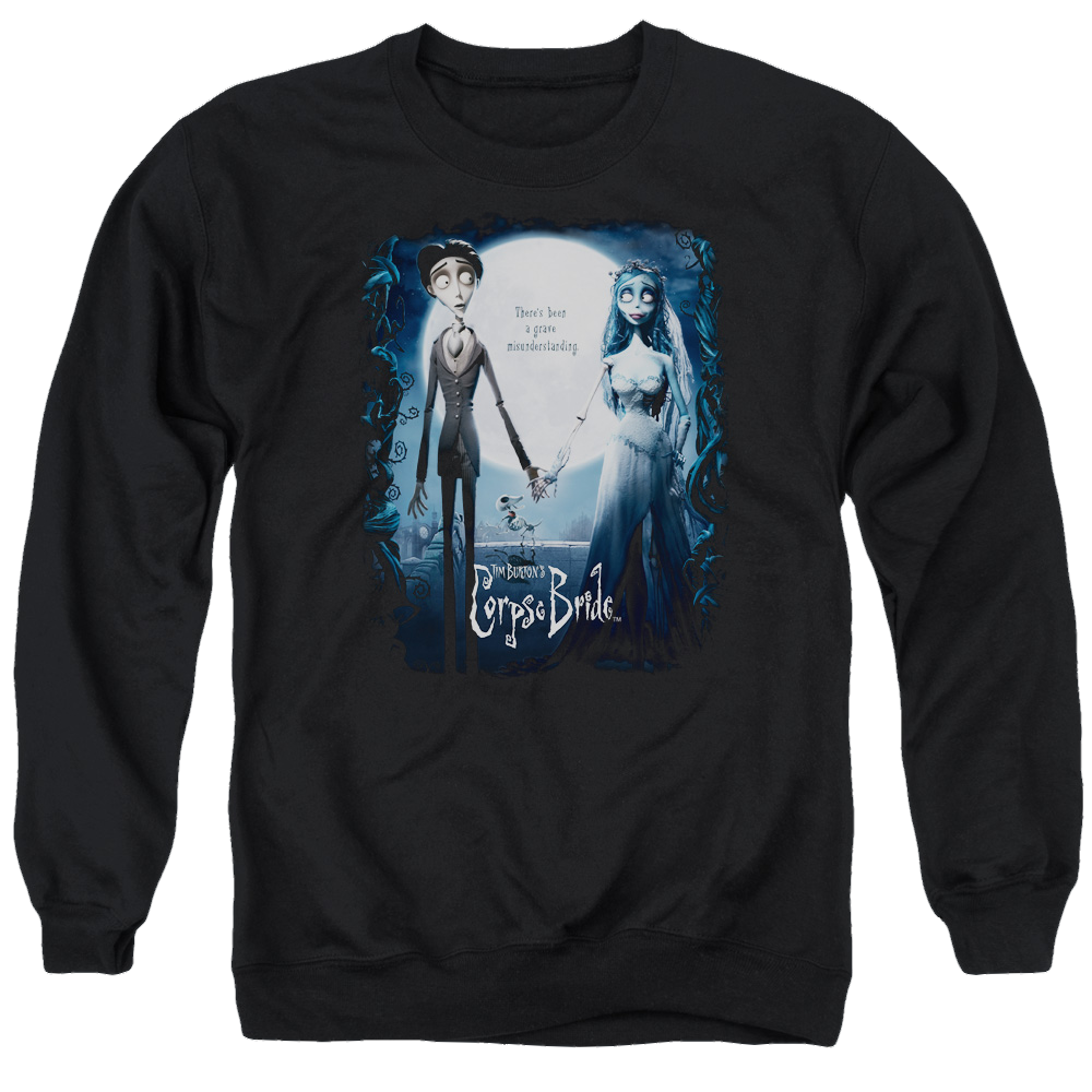 Corpse Bride Poster - Men's Crewneck Sweatshirt Men's Crewneck Sweatshirt Corpse Bride