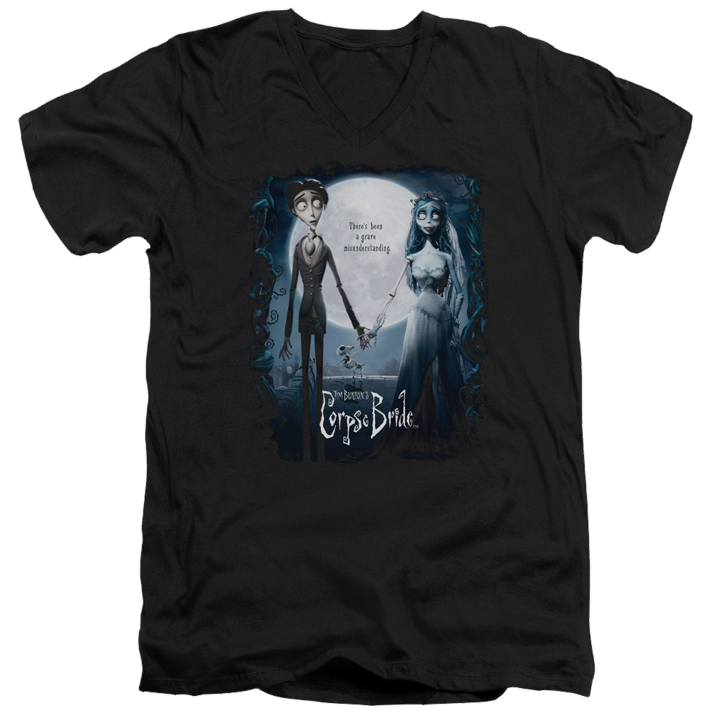 Corpse Bride Poster - Men's V-Neck T-Shirt Men's V-Neck T-Shirt Corpse Bride