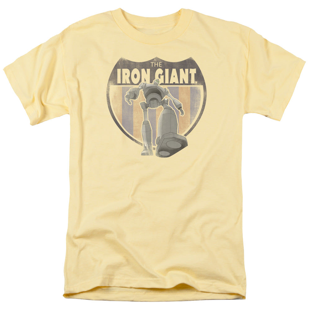 Iron Giant, The Patch - Men's Regular Fit T-Shirt Men's Regular Fit T-Shirt The Iron Giant