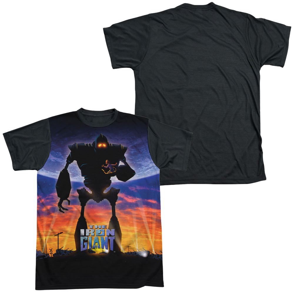 Iron Giant, The Giant Poster - Men's Black Back T-Shirt Men's Black Back T-Shirt The Iron Giant