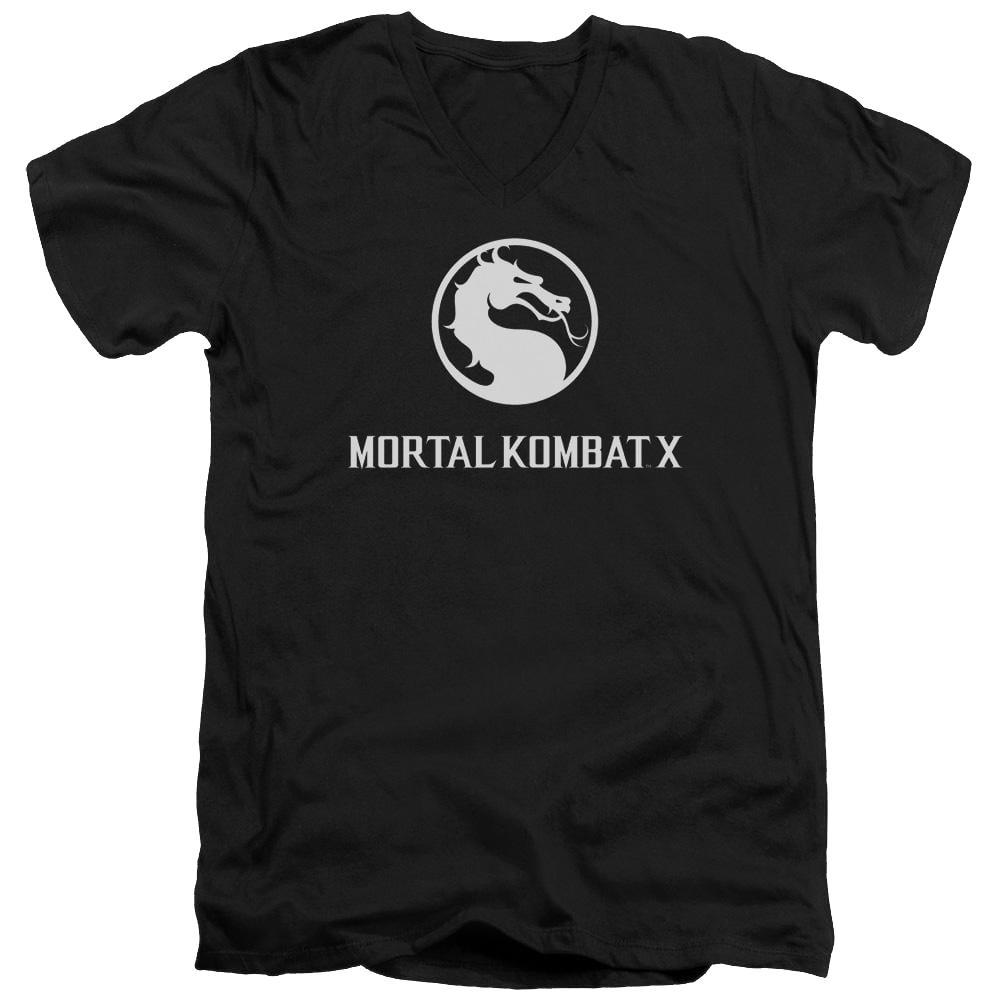 Mortal Kombat Dragon Logo Men's V-Neck T-Shirt Men's V-Neck T-Shirt Mortal Kombat