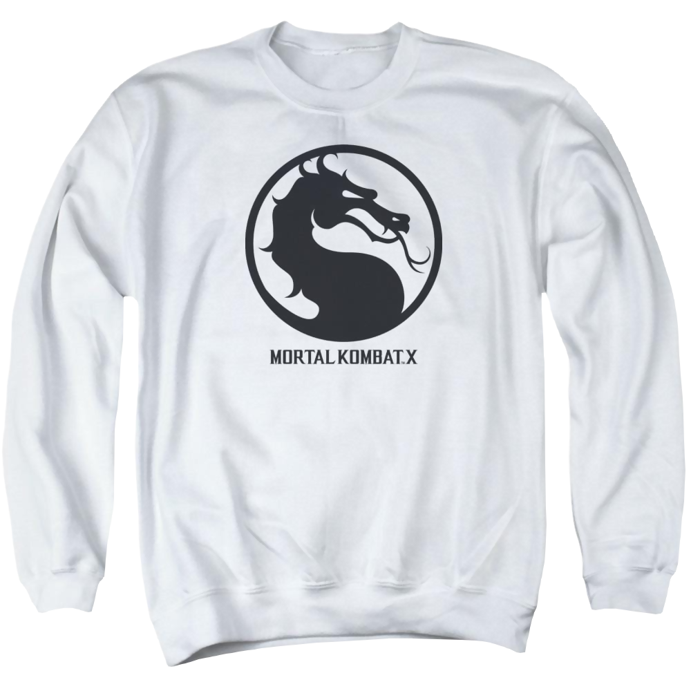 Mortal Kombat Seal Men's Crewneck Sweatshirt Men's Crewneck Sweatshirt Mortal Kombat