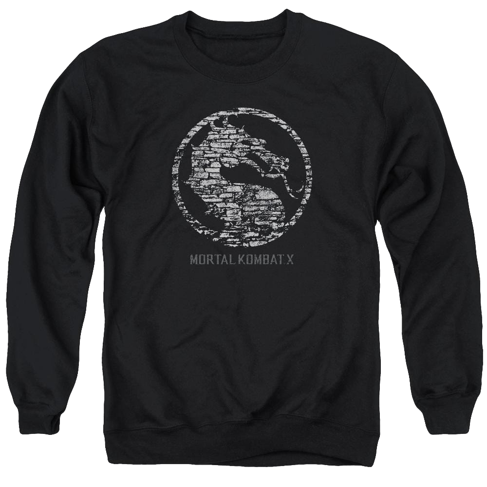 Mortal Kombat Stone Seal Men's Crewneck Sweatshirt Men's Crewneck Sweatshirt Mortal Kombat