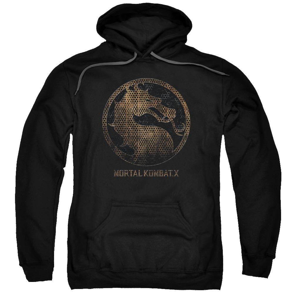 Mortal Kombat Metal Seal Pullover Hoodie Pullover Hoodie Mortal Kombat