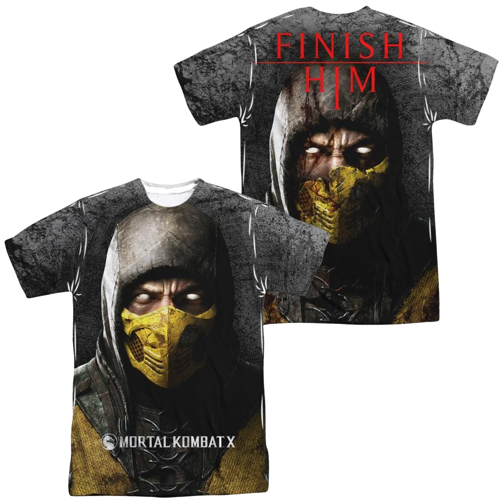 Mortal Kombat Finish Him Men's All Over Print T-Shirt Men's All-Over Print T-Shirt Mortal Kombat