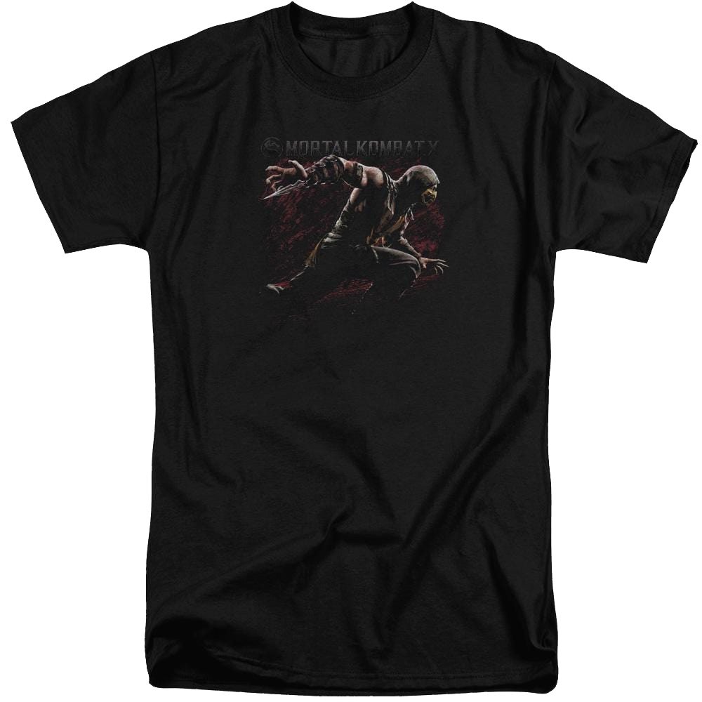 Mortal Kombat Scorpion Lunge Men's Tall Fit T-Shirt Men's Tall Fit T-Shirt Mortal Kombat