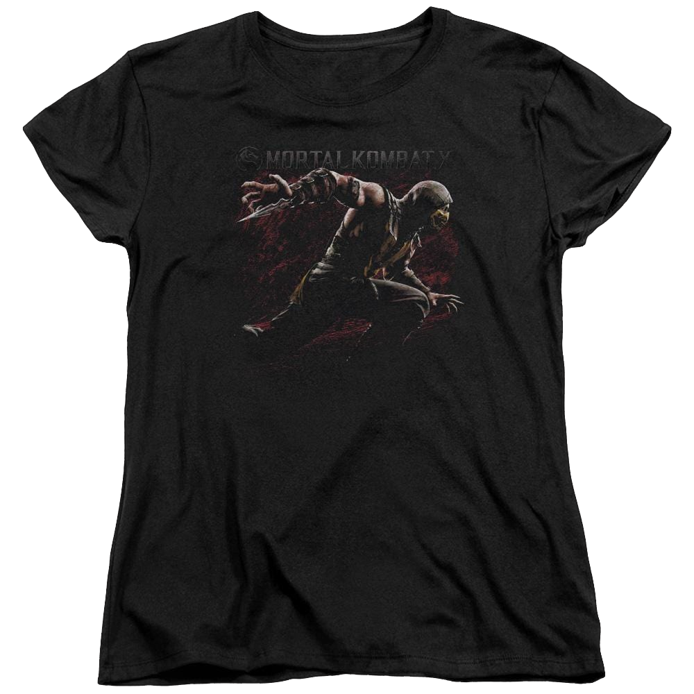 Mortal Kombat Scorpion Lunge Women's T-Shirt Women's T-Shirt Mortal Kombat