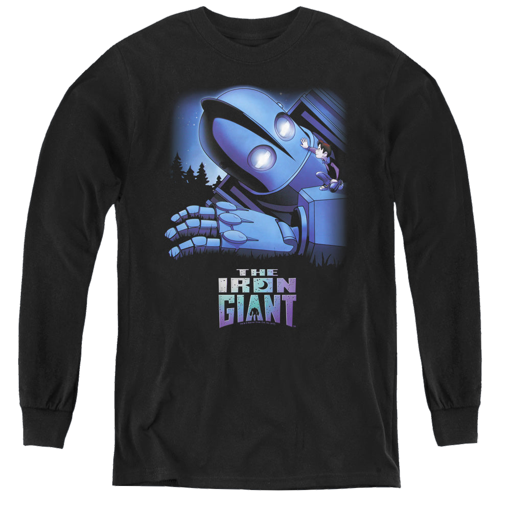 Iron Giant, The Giant And Hogarth - Youth Long Sleeve T-Shirt Youth Long Sleeve T-Shirt The Iron Giant