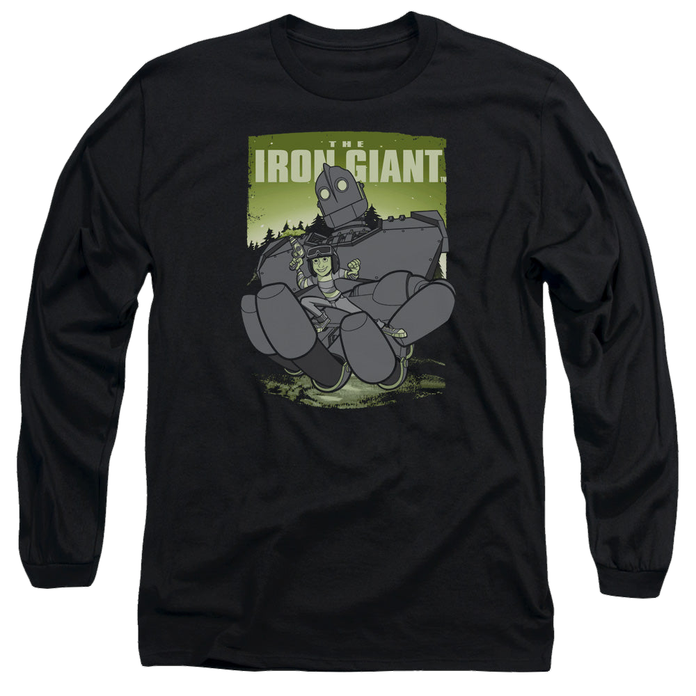 Iron Giant, The Helping Hand - Men's Long Sleeve T-Shirt Men's Long Sleeve T-Shirt The Iron Giant