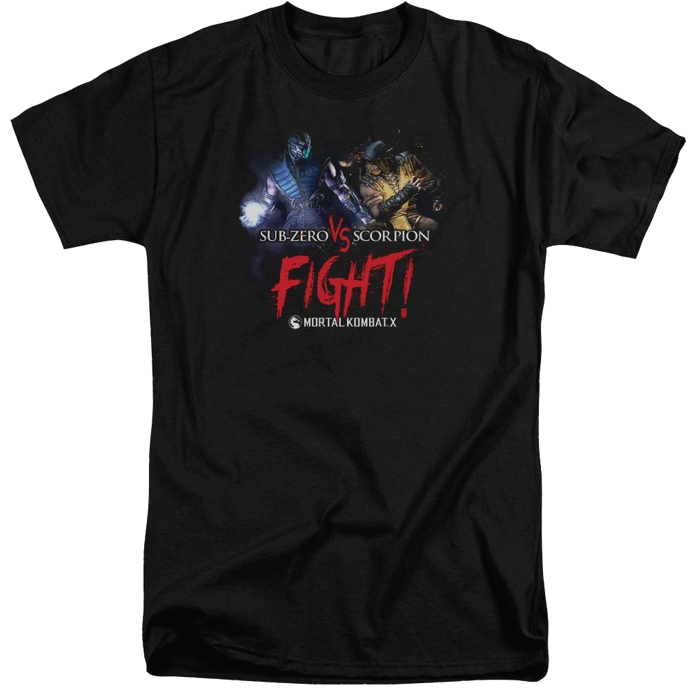 Mortal Kombat Fight Men's Tall Fit T-Shirt Men's Tall Fit T-Shirt Mortal Kombat