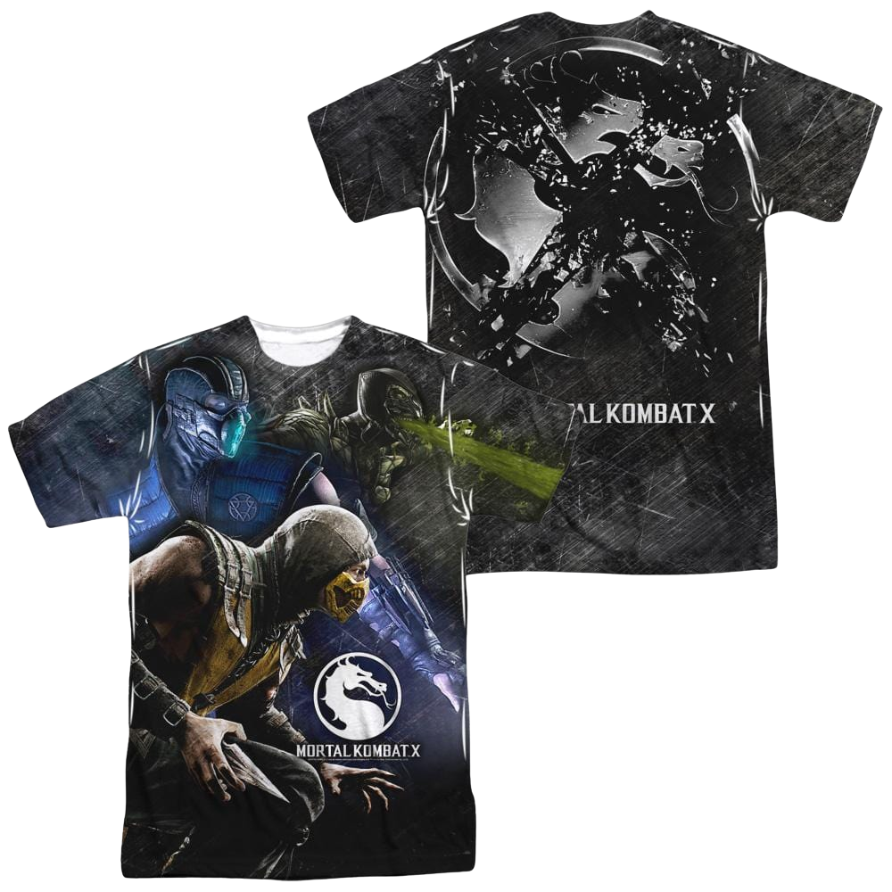 Mortal Kombat Three Of A Kind Men's All Over Print T-Shirt Men's All-Over Print T-Shirt Mortal Kombat
