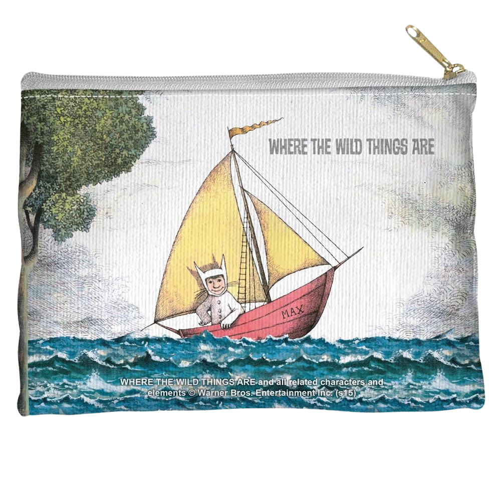 Where The Wild Things Are Maxs Boat - Straight Bottom Accessory Pouch Straight Bottom Accessory Pouches Where The Wild Things Are