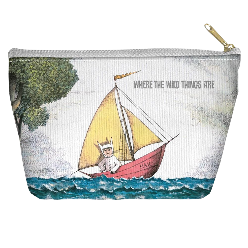 Where The Wild Things Are Maxs Boat - Straight Bottom Accessory Pouch T Bottom Accessory Pouches Where The Wild Things Are