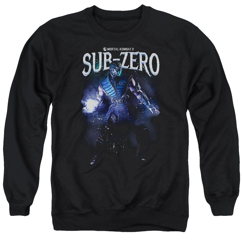 Mortal Kombat Sub-zero Men's Crewneck Sweatshirt Men's Crewneck Sweatshirt Mortal Kombat