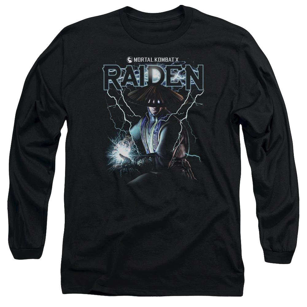 Mortal Kombat Raiden Men's Long Sleeve T-Shirt Men's Long Sleeve T-Shirt Mortal Kombat