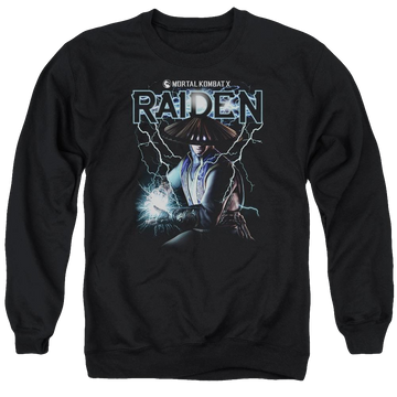 Mortal Kombat Raiden Men's Crewneck Sweatshirt Men's Crewneck Sweatshirt Mortal Kombat